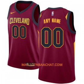 Maillot NBA Cleveland Cavaliers Personnalisable Nike 2017-18 Maroon Swingman - Homme